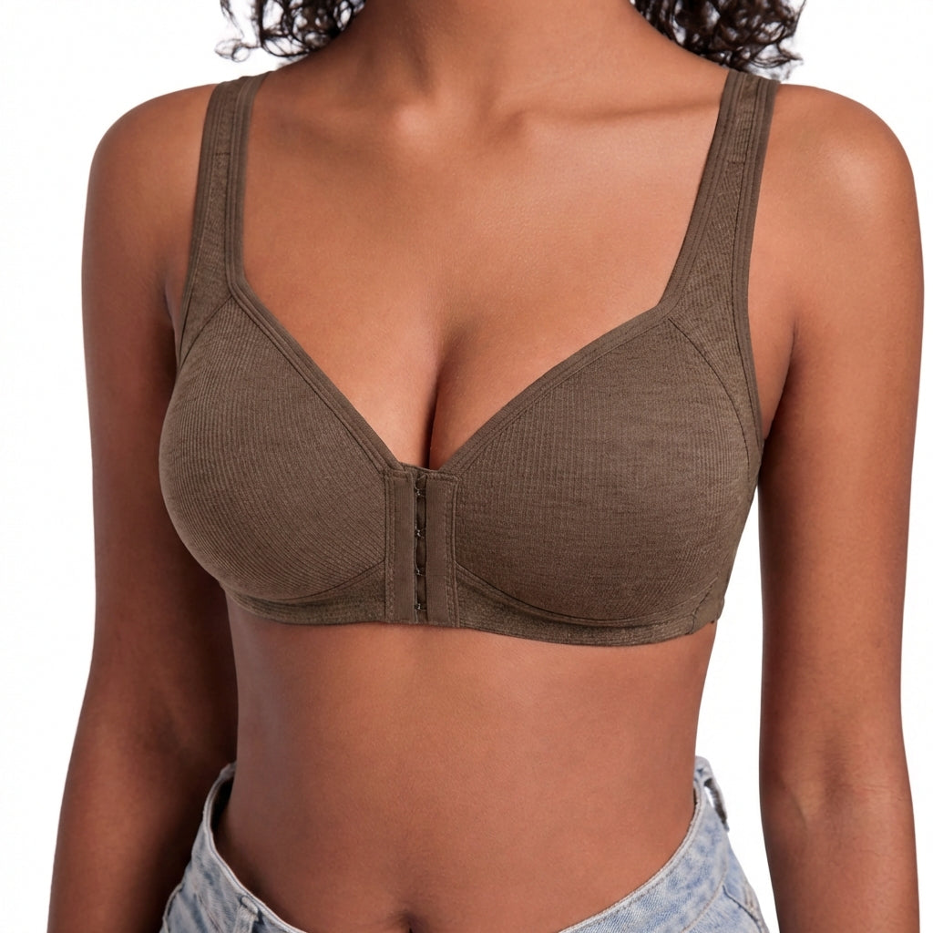CozyClosure™ Wire-Free Front Closure Bra