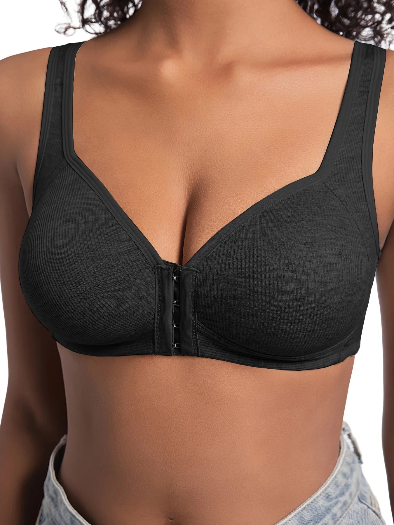 CozyClosure™ Wire-Free Front Closure Bra
