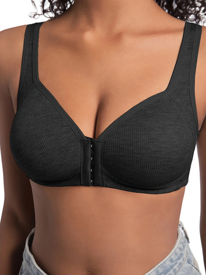 CozyClosure™ Wire-Free Front Closure Bra