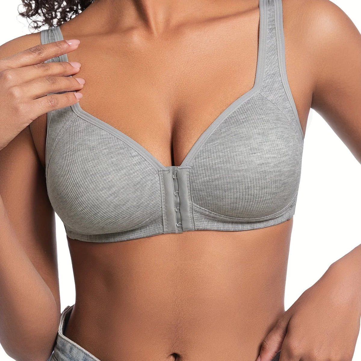 CozyClosure™ Wire-Free Front Closure Bra