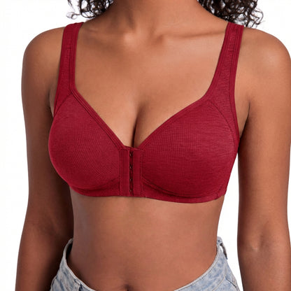 CozyClosure™ Wire-Free Front Closure Bra